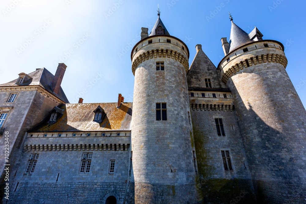 Castle of Sully sur loire near Orleans, Loire valley, France