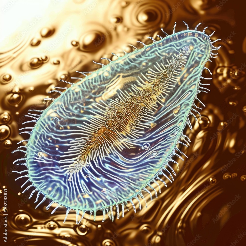 Infusoria aquatic. Tiny ciliates and flagellates create a vibrant ecosystem, embodying the intricate biodiversity within water environments, revealing the hidden world of minute, dynamic life forms. Infusoria aquatic. Tiny ciliates and flagellates create a vibrant ecosystem, embodying the intricate biodiversity within water environments, revealing the hidden world of minute, dynamic life forms.