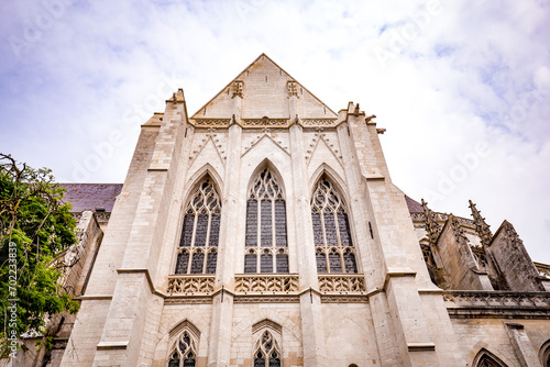 exteriors of Saint Riquier abbey, Somme, France photo