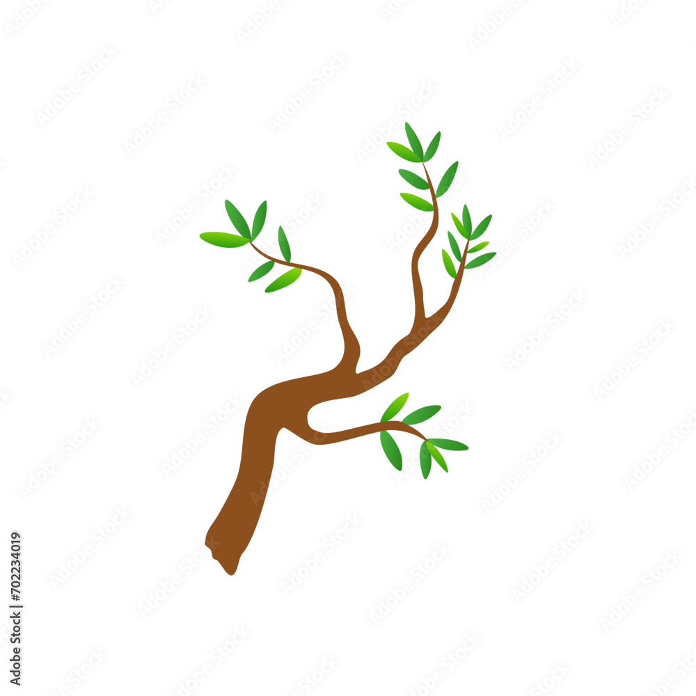 Fototapeta premium Tree brances with leaves 