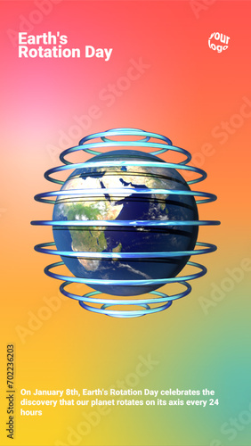Earth's rotation day