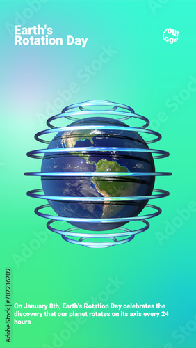 Earth's rotation day