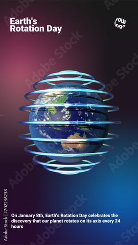 Earth's rotation day