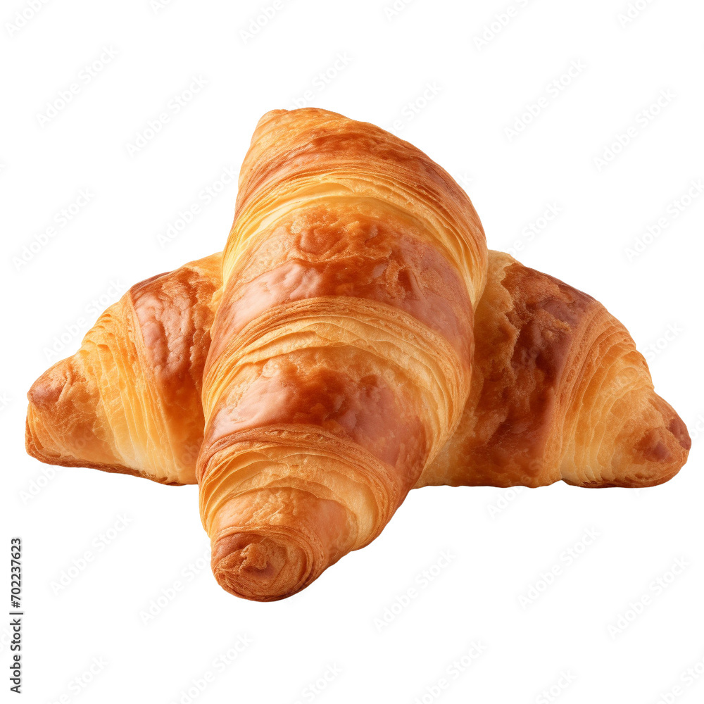 croissant isolated on white croissant isolated on white