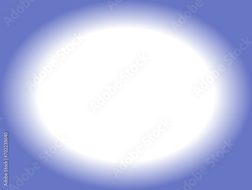 Blue background with blank white center presentation background.