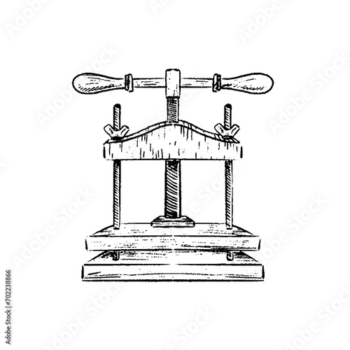 Book Binding Binder Tool - Vector