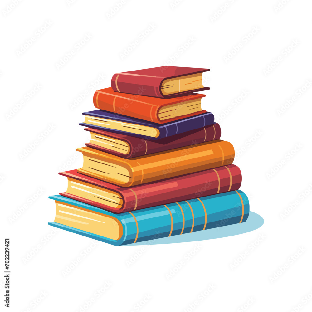 stack of colorful books isolated on white background stack of colorful books isolated on white background