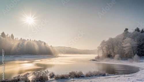 Glistening Tranquility: A Subdued Winter Wonderland Unveils Its Sparkling Beauty in a Dreamy, Ethereal Landscape of Soft Hues and Silent Serenity. © grahof_photo