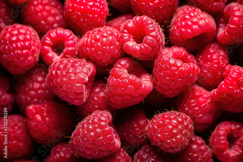texture of rapberries, food advertising	