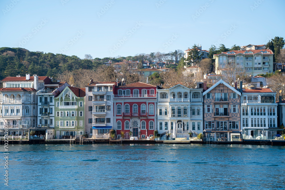 Yenikoy District coastal view in Istanbul
