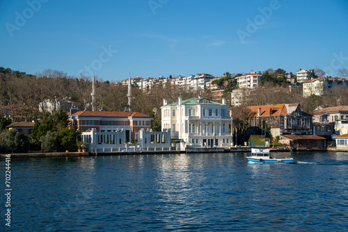 Yenikoy District coastal view in Istanbul photo