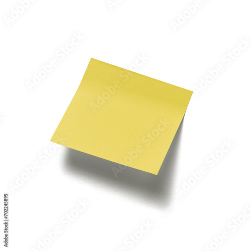 Sticker for notes and reminders, with transparent background and shadow