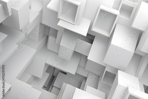 Abstract white and grey geometric 3d background, Abstract 3d white background, organic shapes seamless pattern texture.