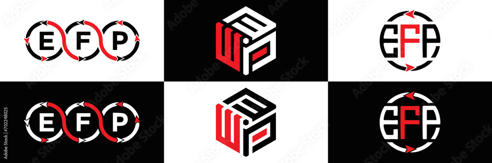 EFP logo. E F P design. White EFP letter. EFP, E F P letter logo design. E F P letter logo design in THREE style. letter logo set in one artboard. E F P letter logo vector design.
EFP logo. E F P design. White EFP letter. EFP, E F P letter logo design. E F P letter logo design in THREE style. letter logo set in one artboard. E F P letter logo vector design.