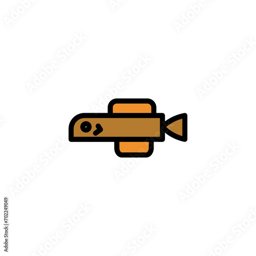 Fish Animal Pet Filled Outline Icon