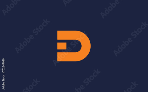letter d with led lights logo icon design vector design template inspiration photo
