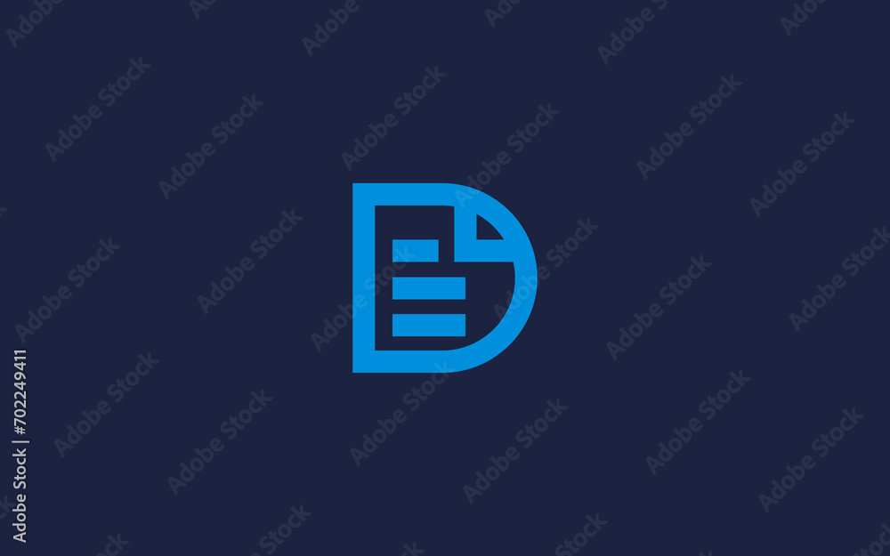 letter d with document logo icon design vector design template inspiration letter d with document logo icon design vector design template inspiration
