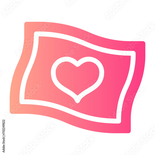 handkerchief gradient icon