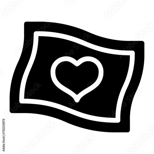 handkerchief glyph icon