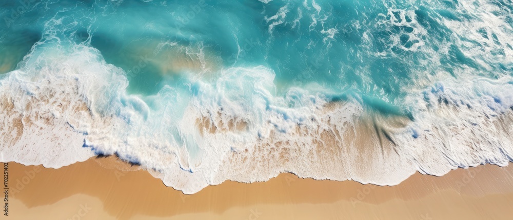 abstract turquoise water wave with sunlight on white sand beach from above, empty summer vacation backgroun, --ar 7:3 --style raw --stylize 250 --v 5.2 Job ID: df61eb8c-81ff-403c-93e3-7e3a6b909213 abstract turquoise water wave with sunlight on white sand beach from above, empty summer vacation backgroun, --ar 7:3 --style raw --stylize 250 --v 5.2 Job ID: df61eb8c-81ff-403c-93e3-7e3a6b909213