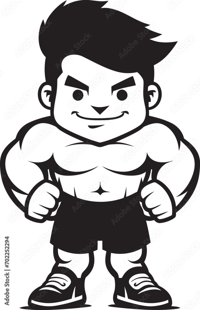 Flex Fusion Masterpiece Black Vector Logo Icon of Cartoon Bodybuilder Powerful Muscle Charm Cartoon Caricature Black Bodybuilder Vector Logo Flex Fusion Masterpiece Black Vector Logo Icon of Cartoon Bodybuilder Powerful Muscle Charm Cartoon Caricature Black Bodybuilder Vector Logo