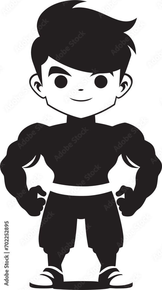 Muscle Monarch Vector Black Logo Icon of Cartoon Bodybuilder Comic Conqueror Caricature Bodybuilder in Black Vector Logo Muscle Monarch Vector Black Logo Icon of Cartoon Bodybuilder Comic Conqueror Caricature Bodybuilder in Black Vector Logo