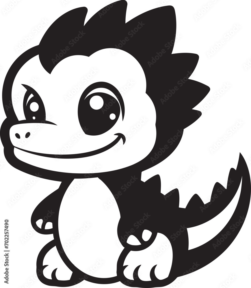 Joyful Dino Hug Vector Black Design Lovely Dino Chic Cute Black Logo Joyful Dino Hug Vector Black Design Lovely Dino Chic Cute Black Logo