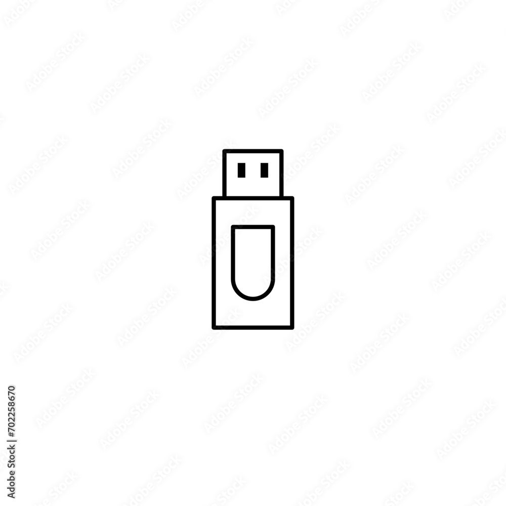 Outline Pendrive Icon Outline Pendrive Icon