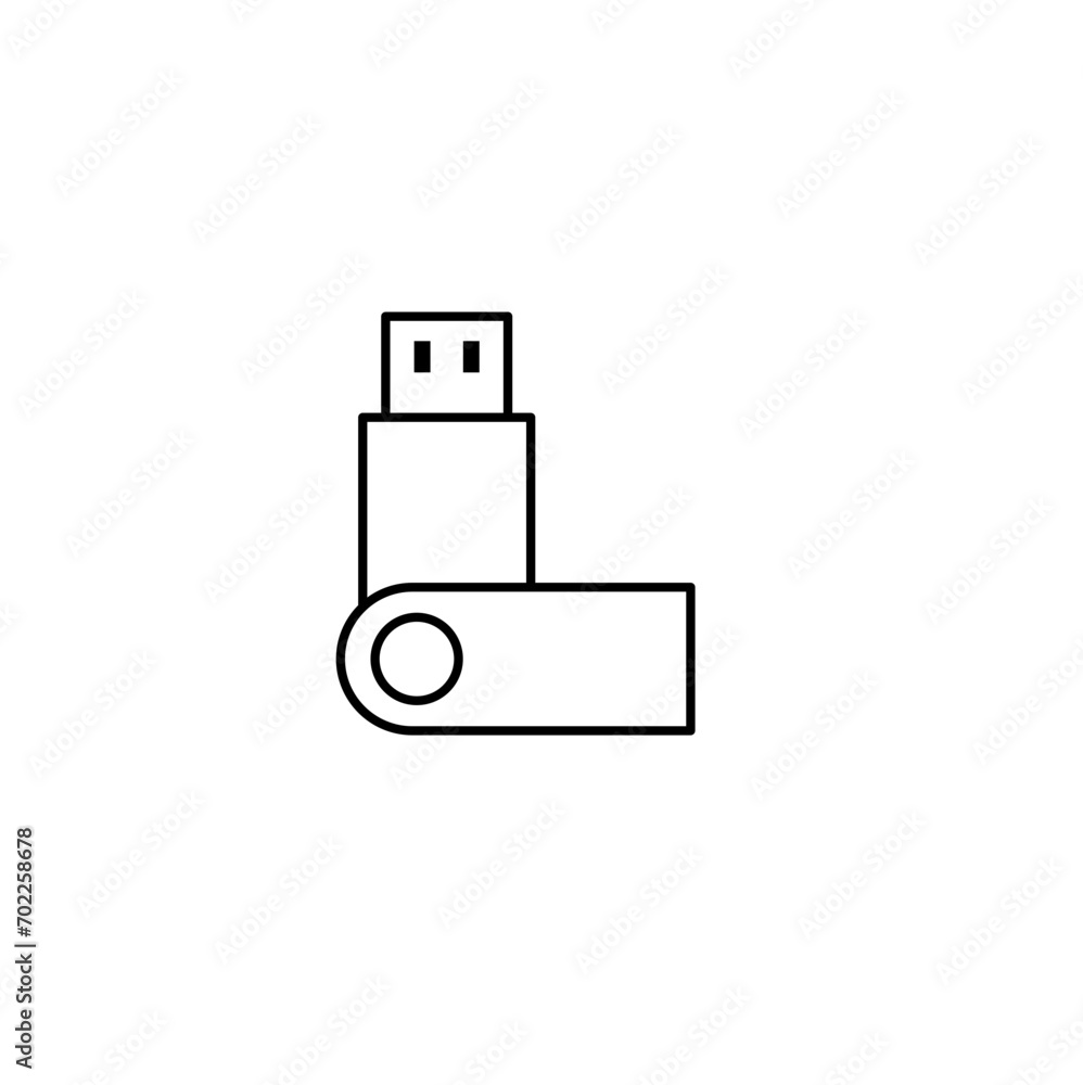 Outline Pendrive Icon Outline Pendrive Icon