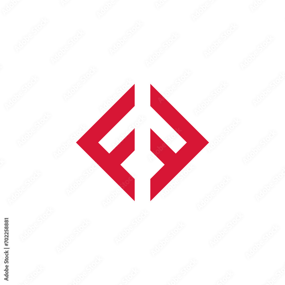 initial F and F logo vector design initial F and F logo vector design