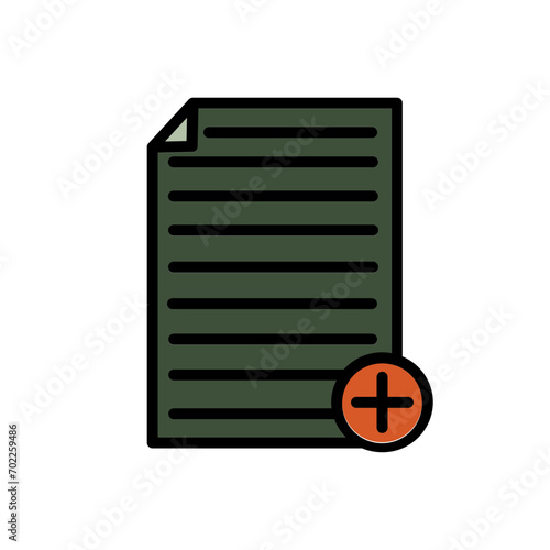 Add Files Edit Filled Outline Icon