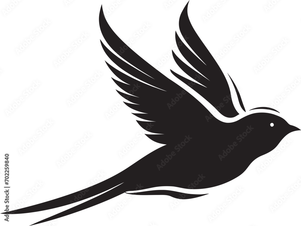 Dynamic Avian Elegance Vector Black Elegant Feathered Fantasia Cute Vector Dynamic Avian Elegance Vector Black Elegant Feathered Fantasia Cute Vector