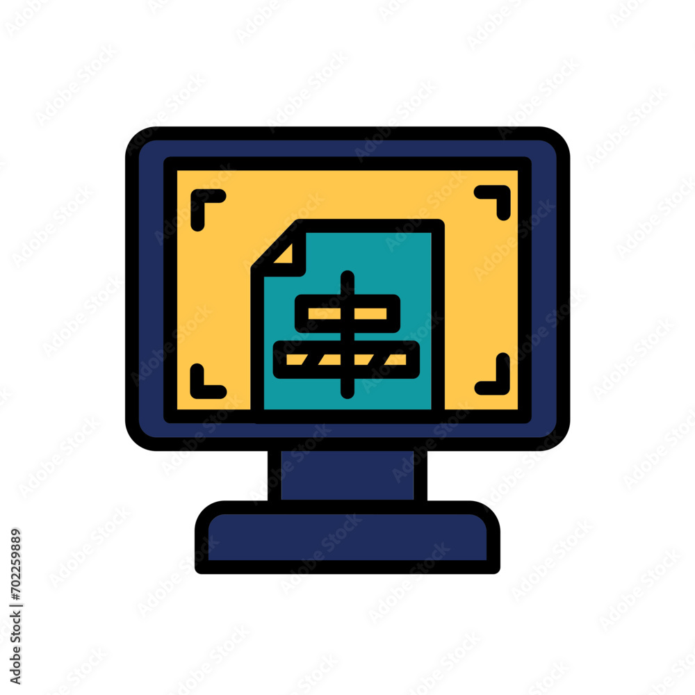 Align Text Center Filled Outline Icon Align Text Center Filled Outline Icon