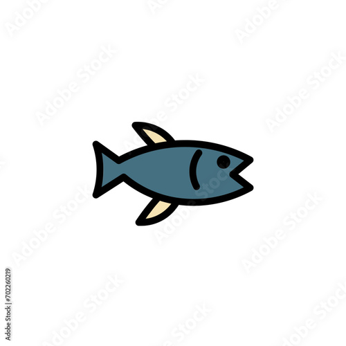 Animal Fish Fishing Filled Outline Icon