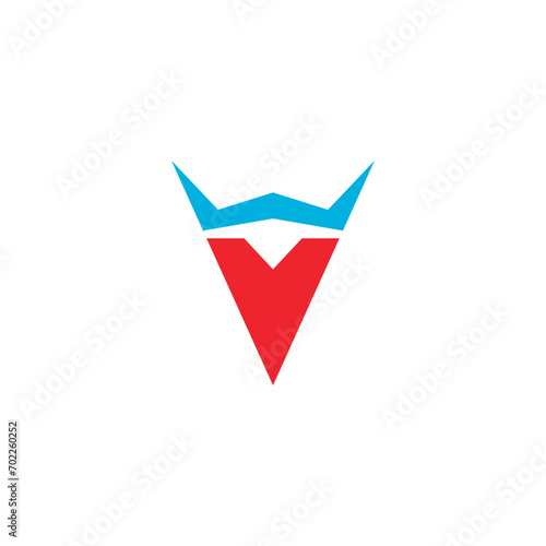 Free Download Letter A blue and red colour vector design - GFXLoad