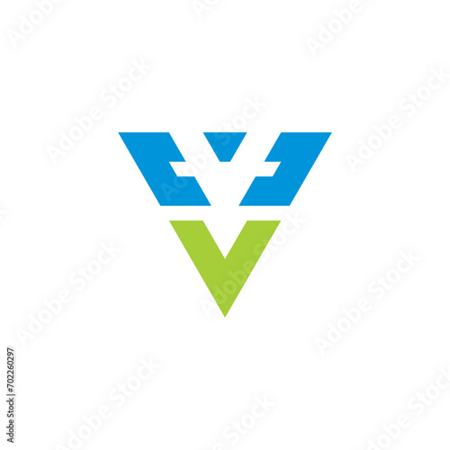 Triangle logo vector design 