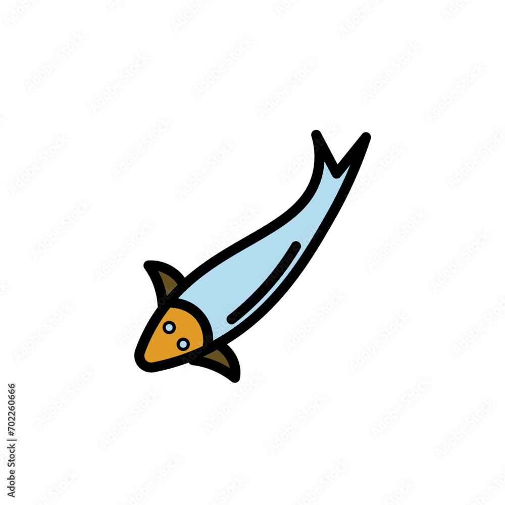 Asia China Fish Filled Outline Icon Asia China Fish Filled Outline Icon