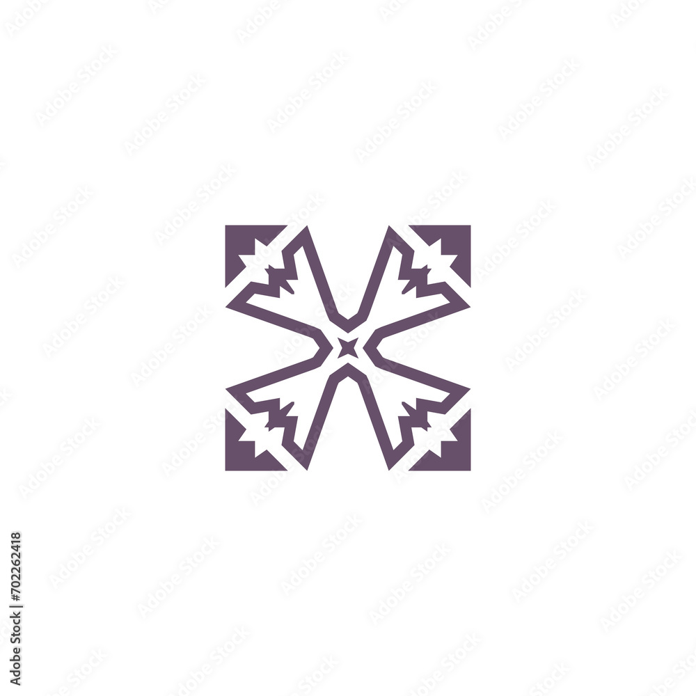 Letter Initial X logo design Letter Initial X logo design