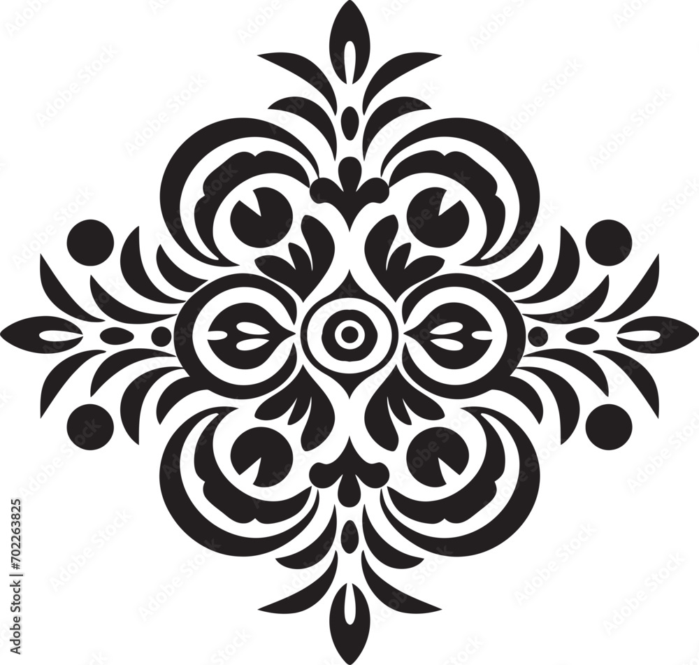 Graceful Scrolls Decorative Vector Design Detailed Artistry Black Icon Emblem Graceful Scrolls Decorative Vector Design Detailed Artistry Black Icon Emblem
