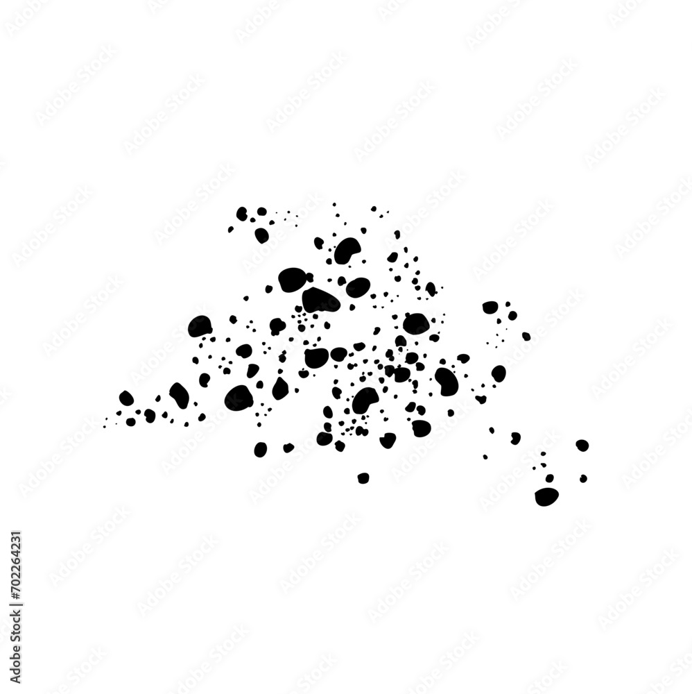 Scattered ink stains Scattered ink stains