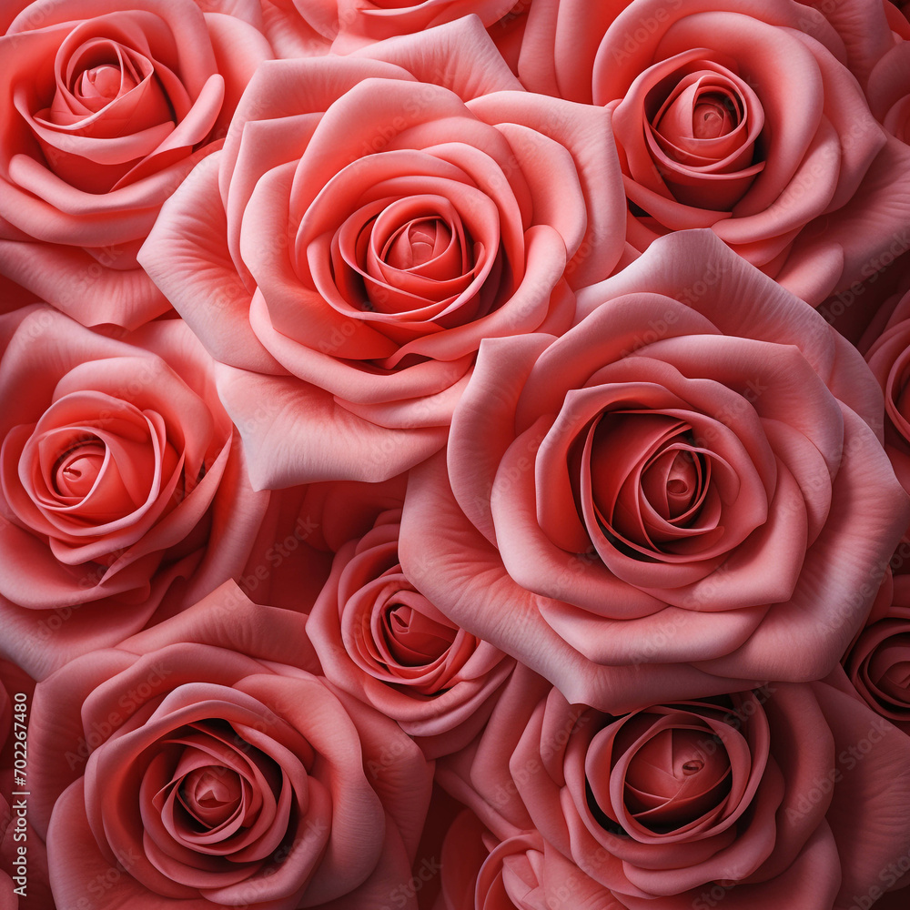 Beautiful red-pink roses are used for festivals. Beautiful red-pink roses are used for festivals.