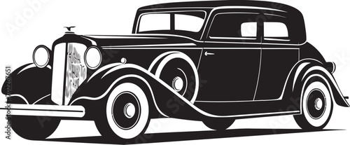 Drive in Style Black Logo Car Vintage Classics Car Icon Emblem