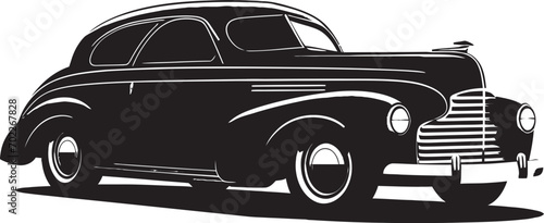 Timeless Heritage Vintage Logo Icon Retro Visions Black Emblem Car