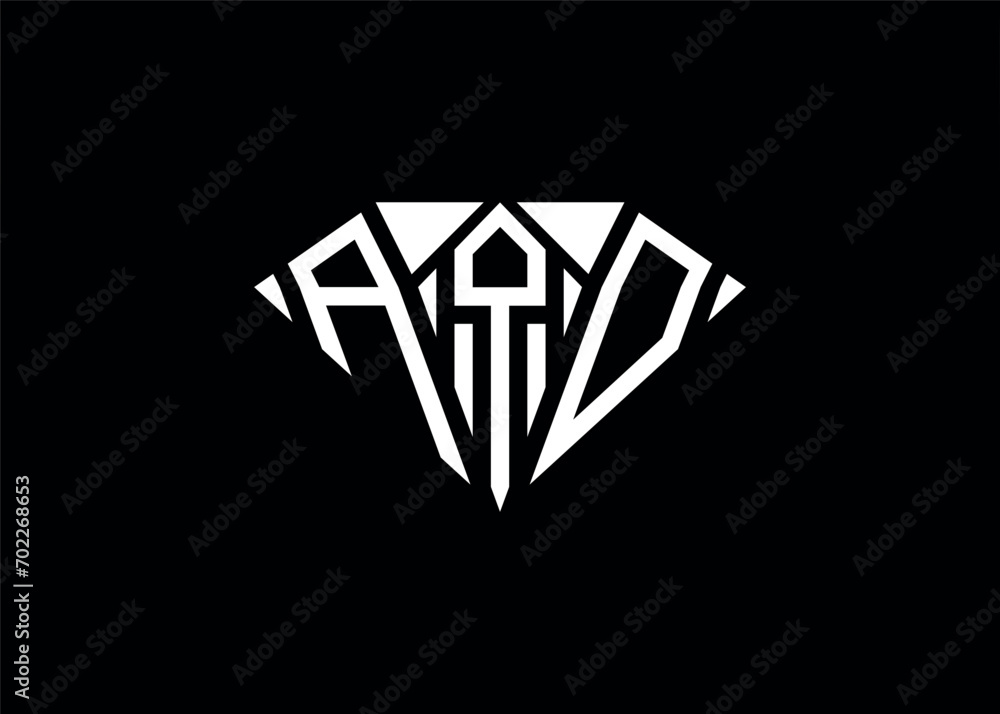 Modern letter A Q O diamond shape logo And initial monogram A Q O letter logo vector template Modern letter A Q O diamond shape logo And initial monogram A Q O letter logo vector template