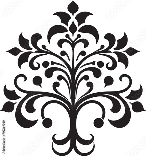 Delicate Mastery Vintage Emblem Emblem Filigree Reverie Black Deco Emblem