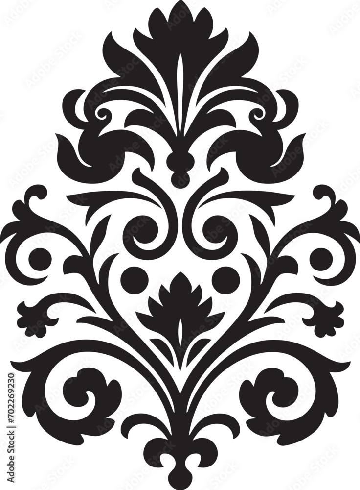 Classic Etchings Vintage Filigree Emblem Elegant Artistry Black Logo Design