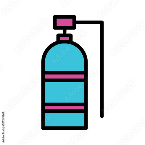 Activities Diving Tank Filled Outline Icon