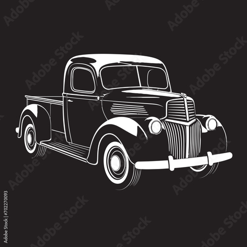 Classic Conveyance Vintage Emblem Design Vintage Cargo Black Logo Design