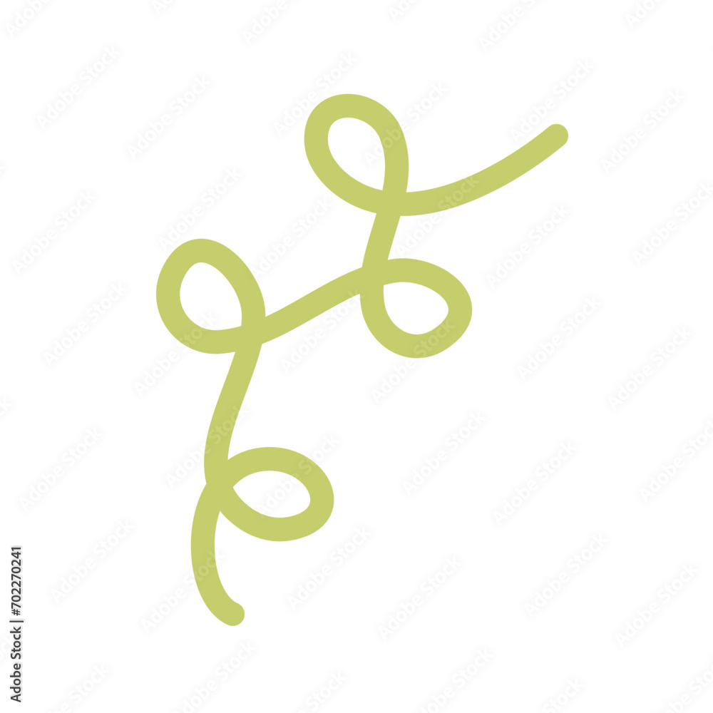 Hand Drawn curly lines colorful Hand Drawn curly lines colorful