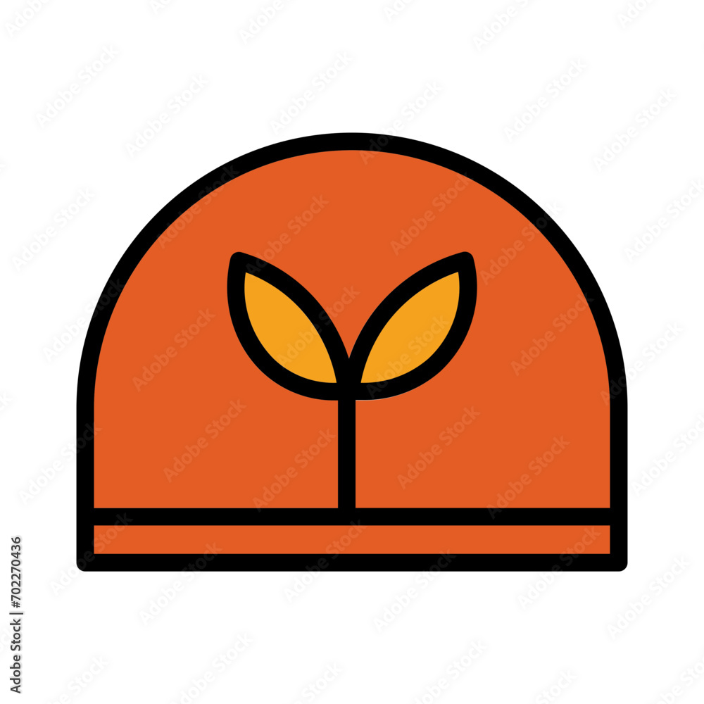 Farm Garden Greenhouse Filled Outline Icon Farm Garden Greenhouse Filled Outline Icon